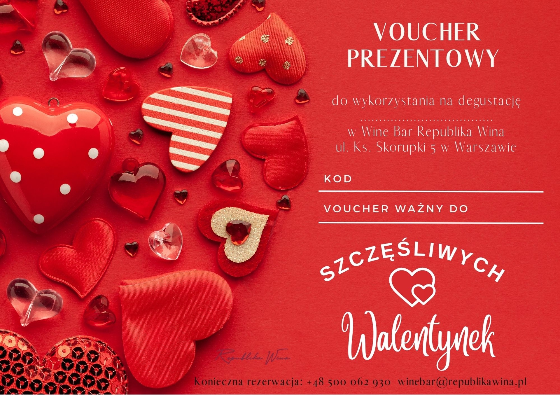 Voucher Walentynkowy